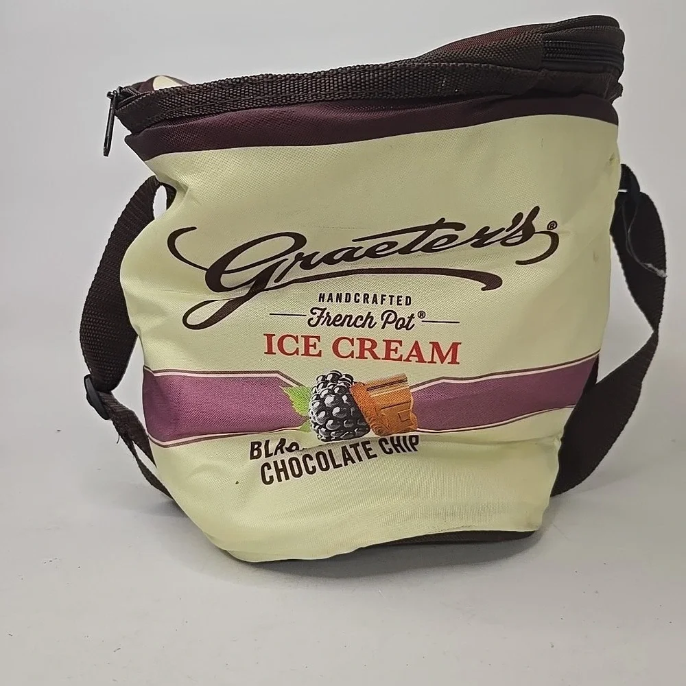 Graeters Ice Cream Cooler Bag Insulated Carrier UNIQUE‎ COOLER